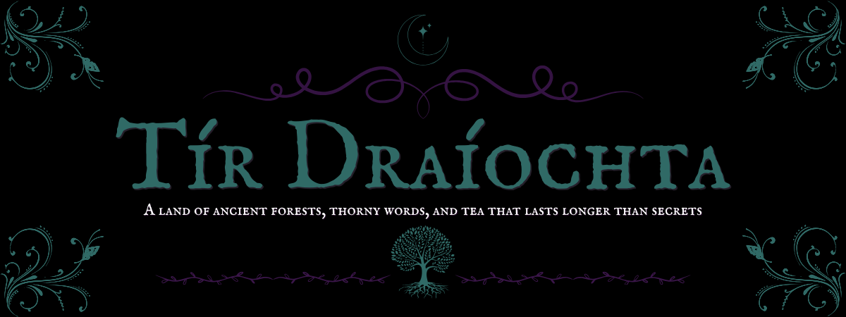 Tír Draíochta banner for mobile