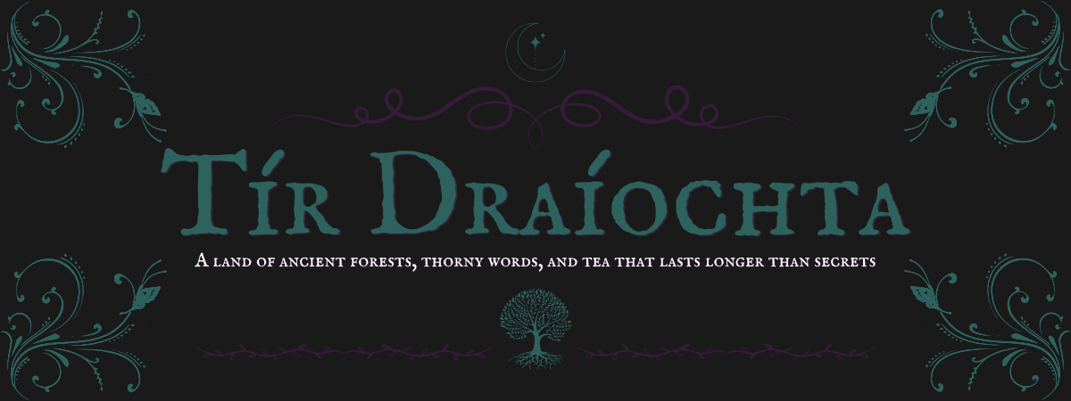 Tír Draíochta banner for mobile